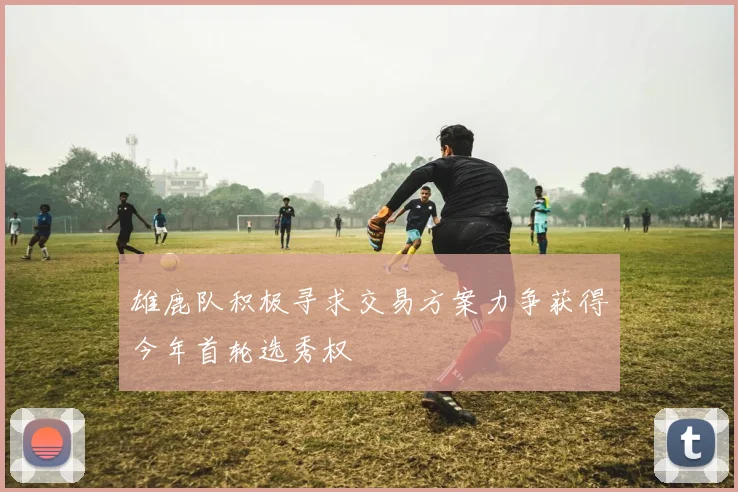 雄鹿队积极寻求交易方案力争获得今年首轮选秀权